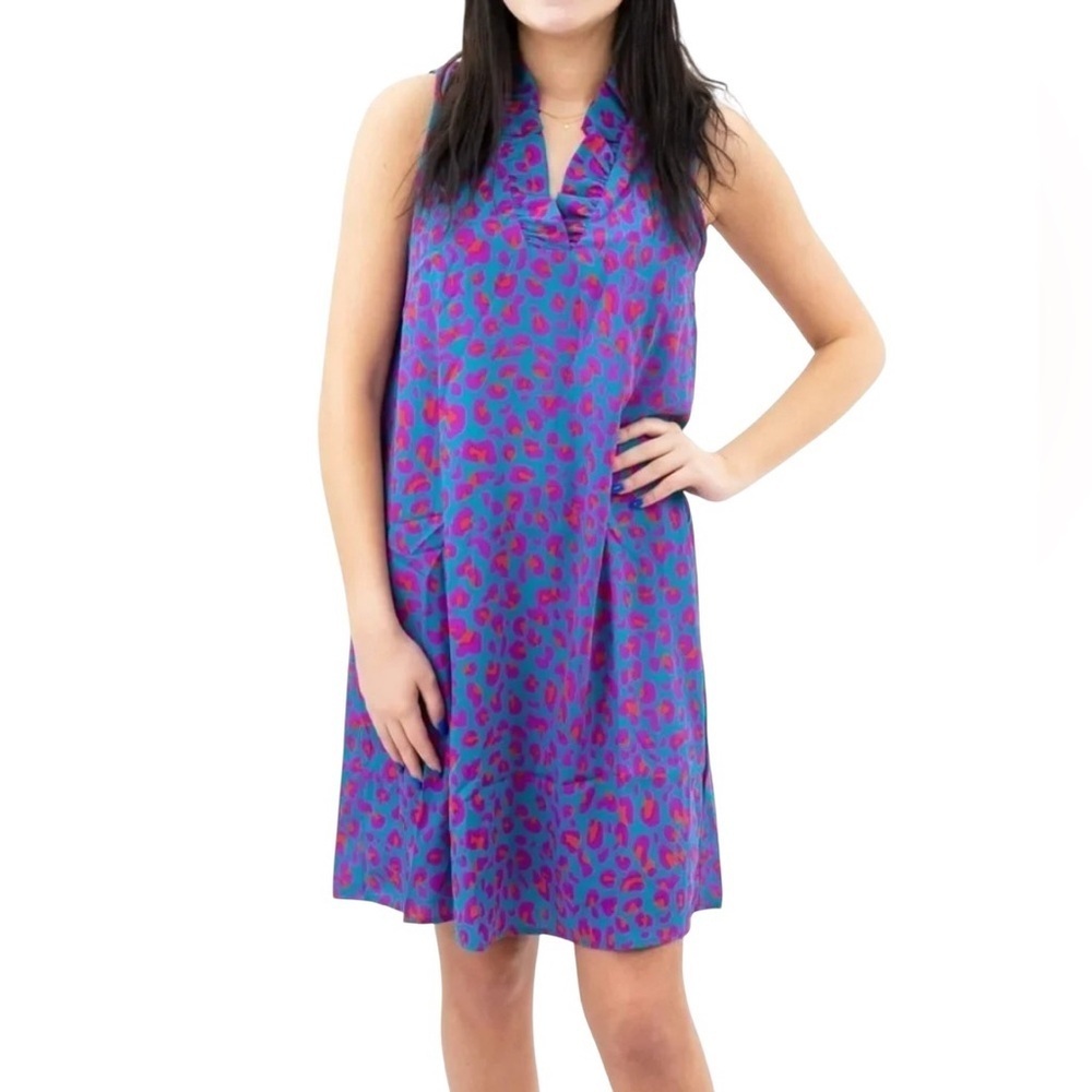 FSL Ruffle Collar Dress Sz S